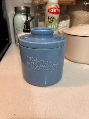 Heritage Blue Ceramic Sweet Heritage Storage Jar with Lid